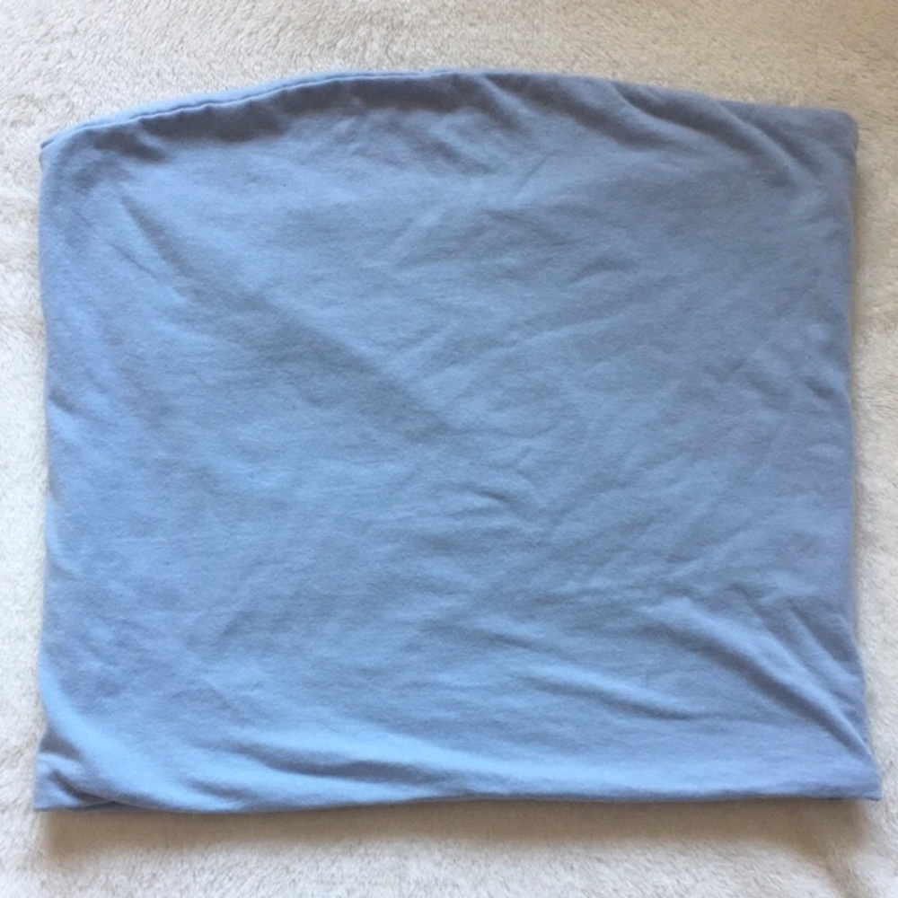 light blue brandy tube top